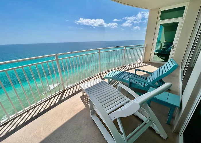 Aqua Resort! Beachfront, 3 Bedroom Condo! 2 Bedrooms Beach Front! Sleeps 7! Free Beach Chairs By Dolce Vita Getaways Pcb